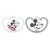 Nuk Ciuccio Space Silicone +6m Mickey Lotto di 2