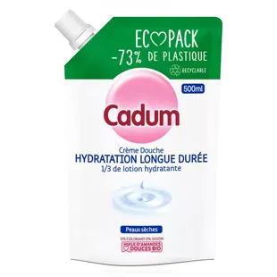 Cadum Hydratation Longue Durée Crema Doccia Olio d'Amandes Douces Recharge 500ml