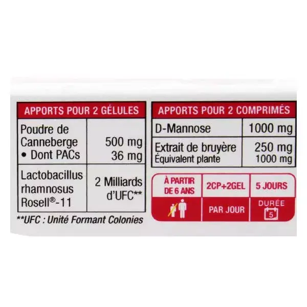 3C Pharma Gystinat Flash 10 gélules + 10 comprimés