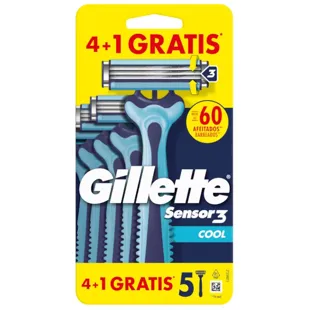 Gillette Desechable Sensor3 Cool 4+1 uds