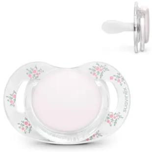 Suavinex Poetry Pacifier Physiological Silicone Teat SX Pro Pink 0-6m
