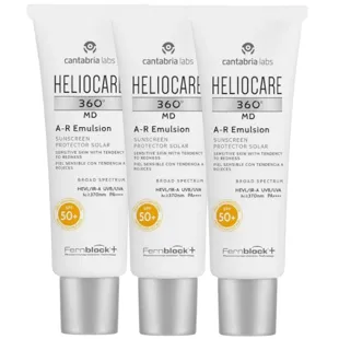 Heliocare 360 MD A-R Emulsión SPF50 3x50 ml