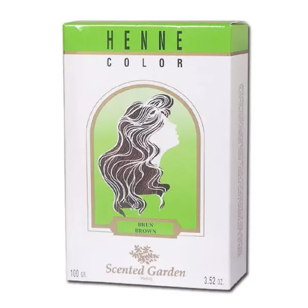 Henna Color Scented Garden henna Brown 100g