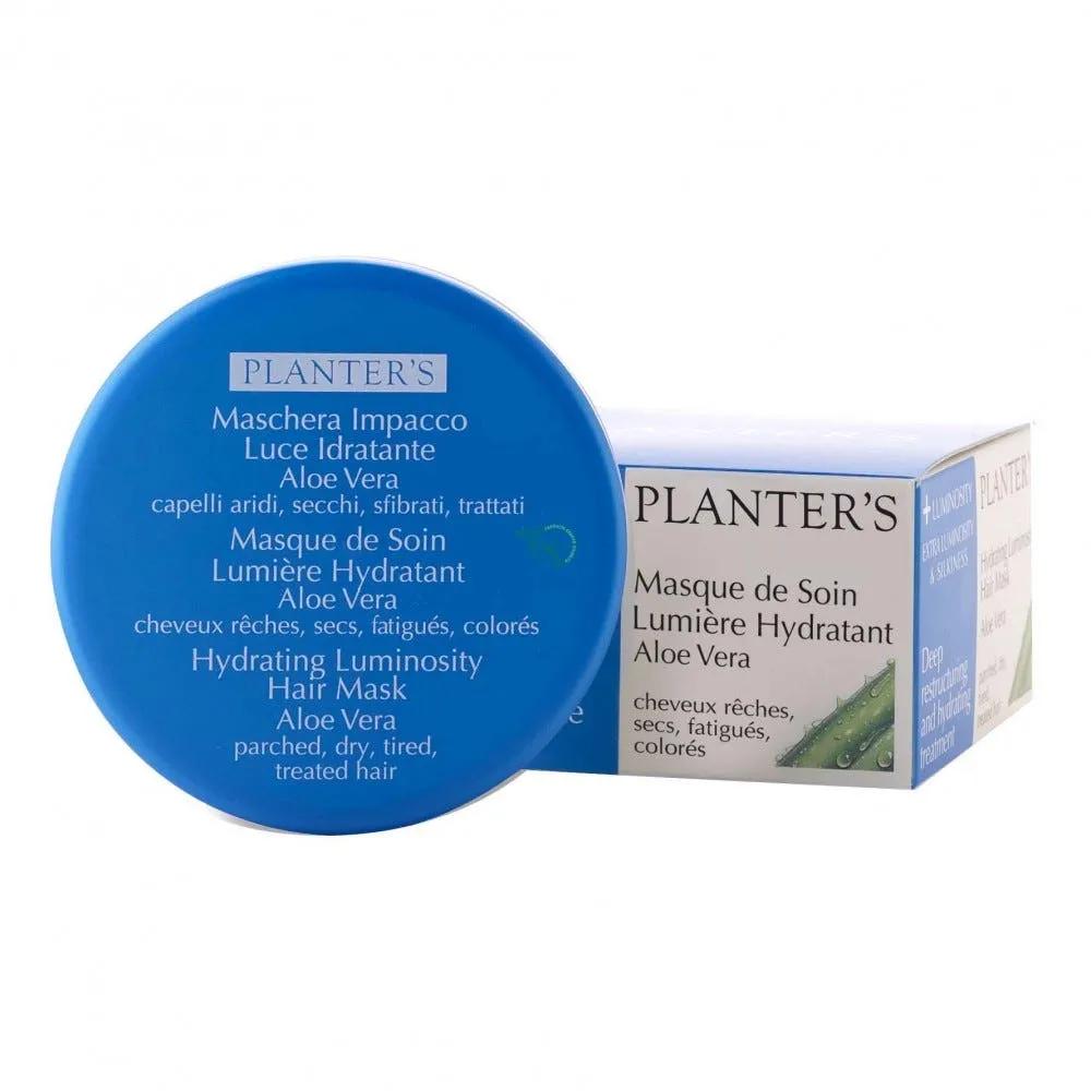 Planter's Aloe Vera Maschera Impacco Luce Idratante Capelli Secchi 200 ml