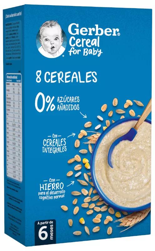 Gerber 8 Cereales +6m 475 gr