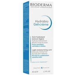 Bioderma Hydrabio Gel Crème Hydratante Légère Peaux Normales à Mixtes 40ml