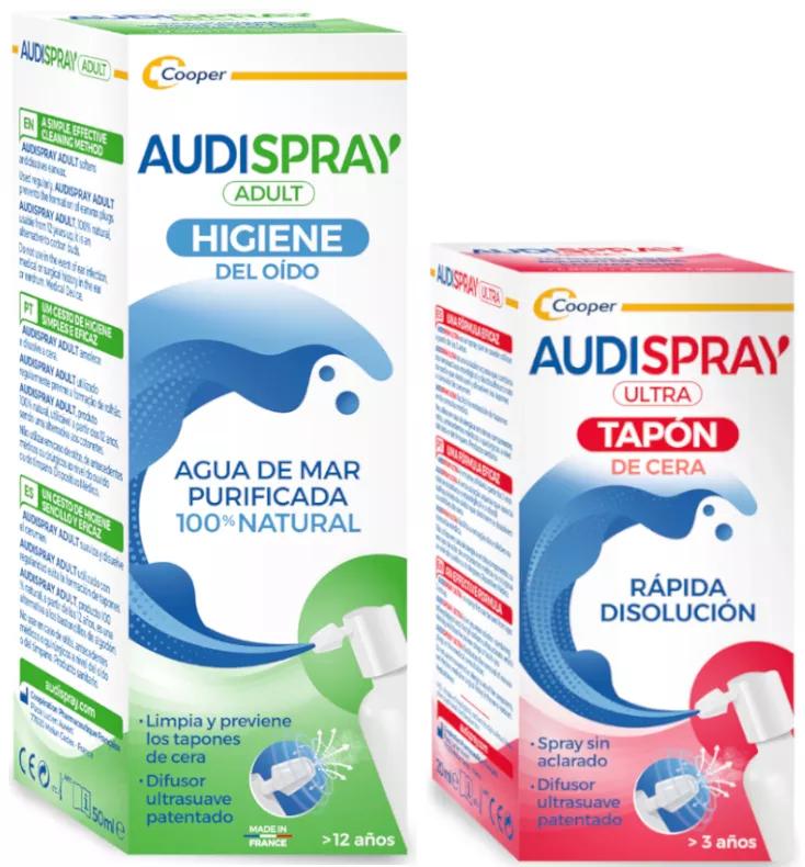 AudiSpray Audispray Ultra 20 ml + AudiSpray Adults 50 ml