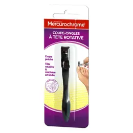 Mercurochrome  Coupes Ongles à Tête Rotative 1 Unité