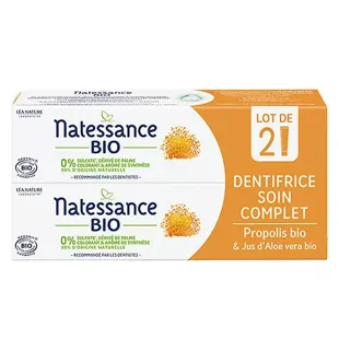 Natessance Oral Care Complete Care Dentifricio Biologico Confezione da 2 x 75 ml