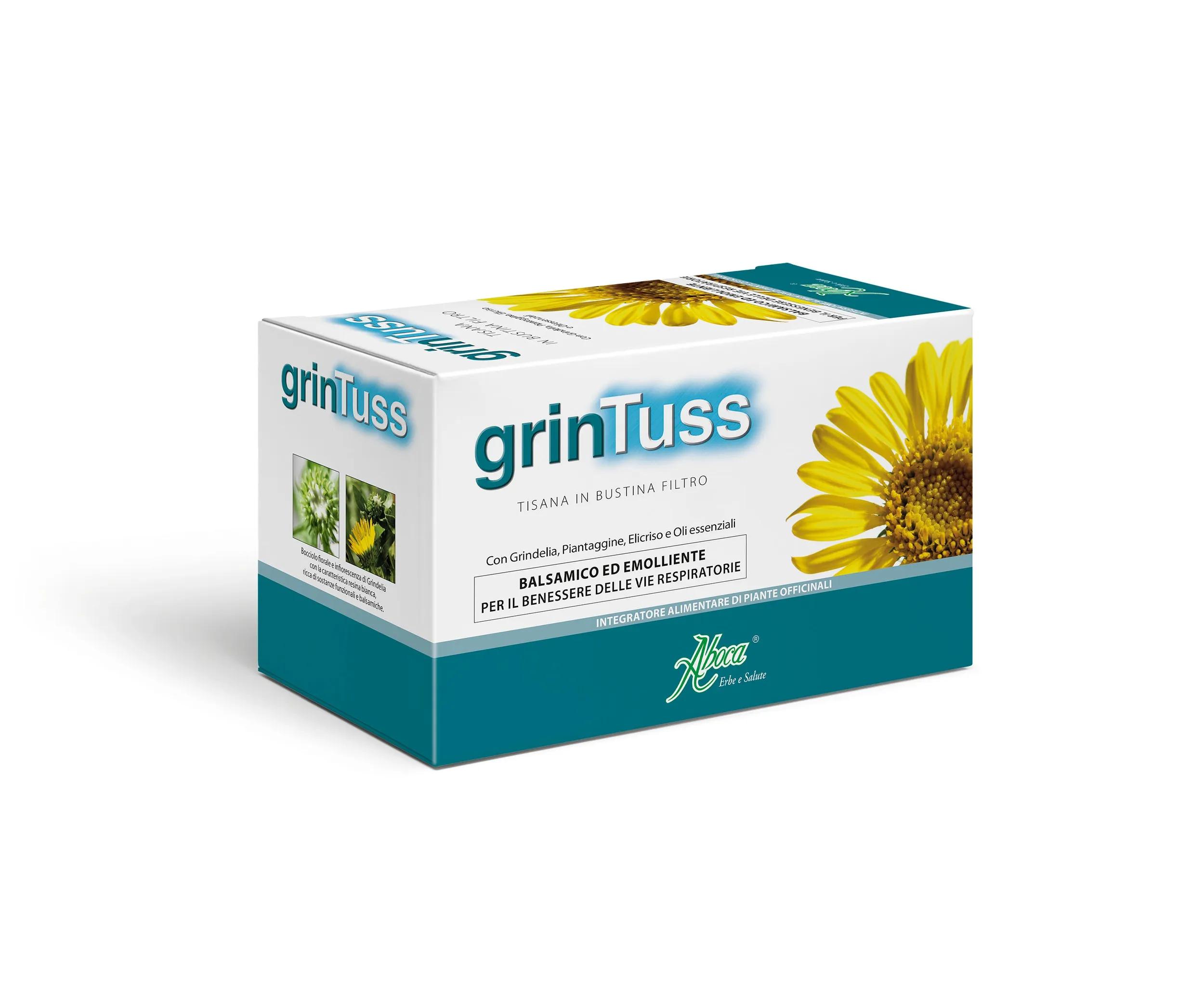 Aboca Grintuss Tisana Benessere Vie Respiratorie 20 Filtri