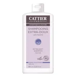 Cattier Shampoing Extra-Doux Lait d'Avoine Bio 1L