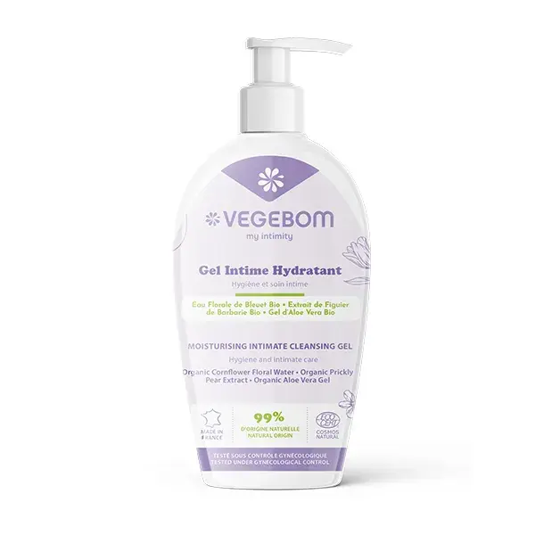 Vegebom Gamme Intime Gel Intime Hydratant Flacon Pompe 200ml