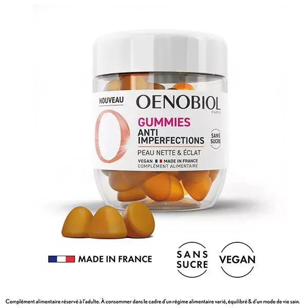 Oenobiol Gummies Anti-imperfections 60 unités