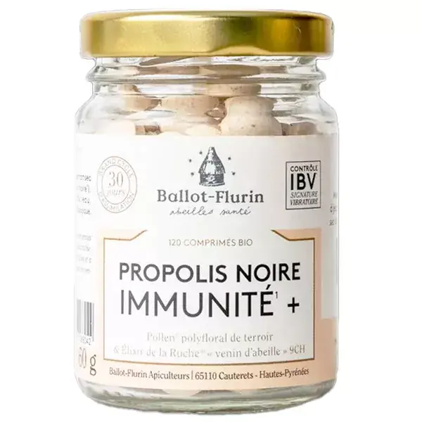 Ballot-Flurin Santé Propolis Noire Immunité+ Bio 120 comprimés