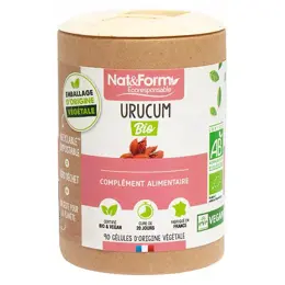 Nat & Form Écoresponsable Urucum Bio 90 gélules végétales