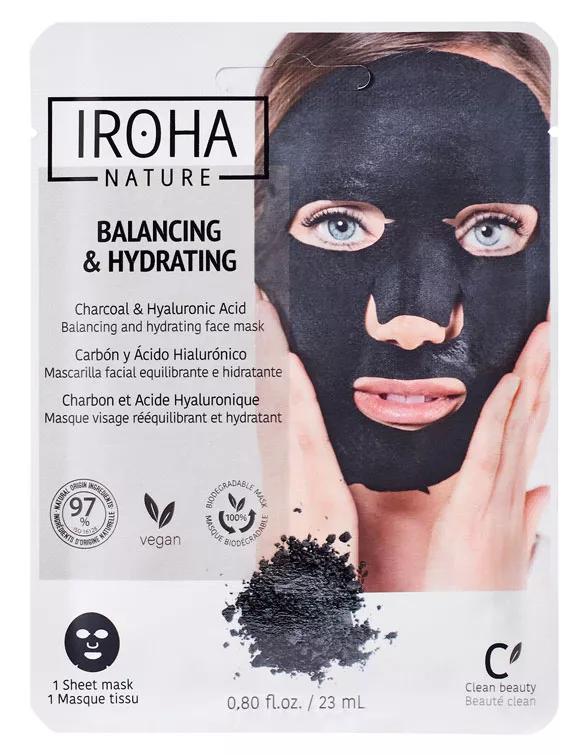 Iroha Nature Masque Tissu Détox et Hydratant 23 ml