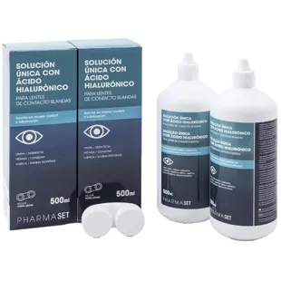 Pharmaset HA All-in-One Solution for Contact Lenses 2x500 ml