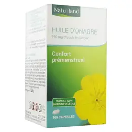 Naturland Huile d'Onagre 200 capsules