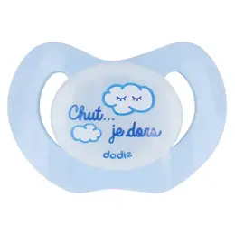 Dodie Sucette Physiologique Silicone Nuit Nuage Bleu 0-6m P39