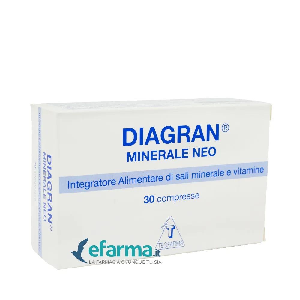 Diagran Minerale Neo Integratore Sali Minerali e Vitamine 30 Compresse Rivestite