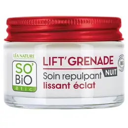 So'Bio Étic Lift'Grenade Soin Nuit Repulpant Lissant Éclat Bio 50ml