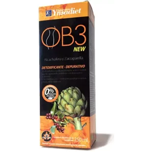 Ynsadiet OB3 Xarope de Limpeza 0% Açúcares Adicionados 250 ml