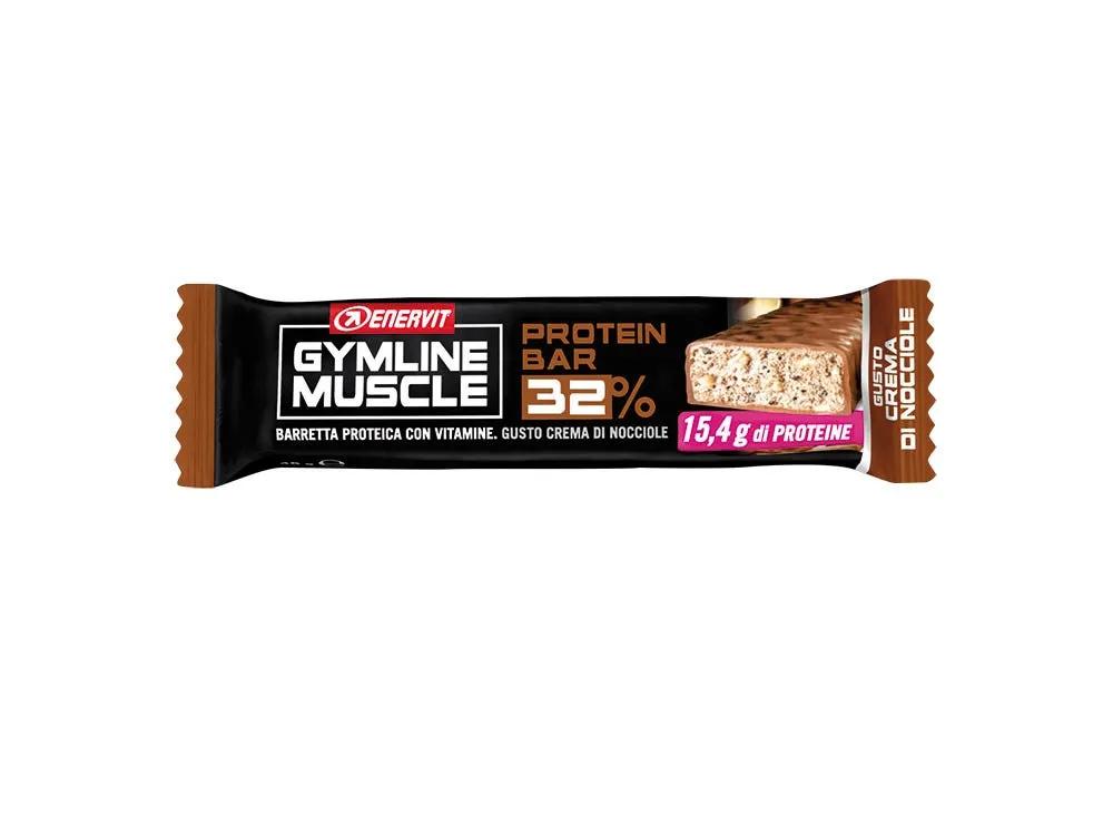 Enervit Gymline Muscle Protein Bar 30% Barretta Proteica Nocciola 48 g