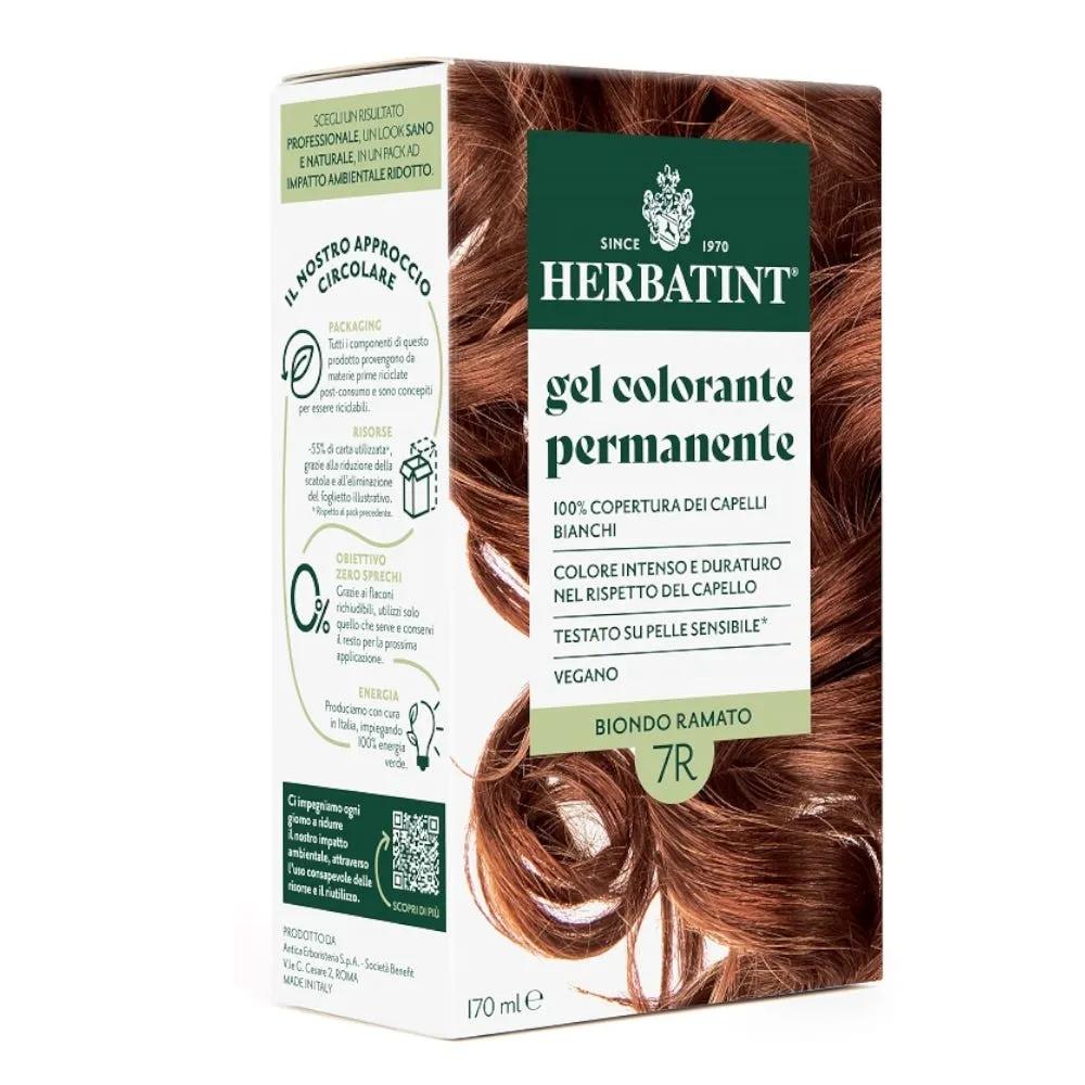 Herbatint Tintura Capelli Gel Permanente 7R Biondo Ramato 170 ml