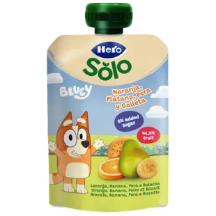 Hero Solo Orange, Banana, Pear and Cookie Bag +6m 100 gr