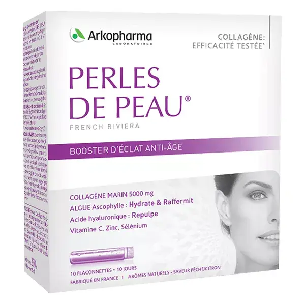 Arkopharma Perles de Peau Booster d'Eclat Anti-Âge 10 doses