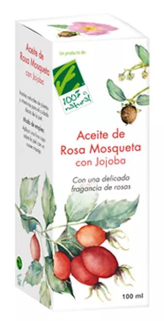 100% Natural Óleo de Jojobaba com Rosa de Mosqueta 100ml