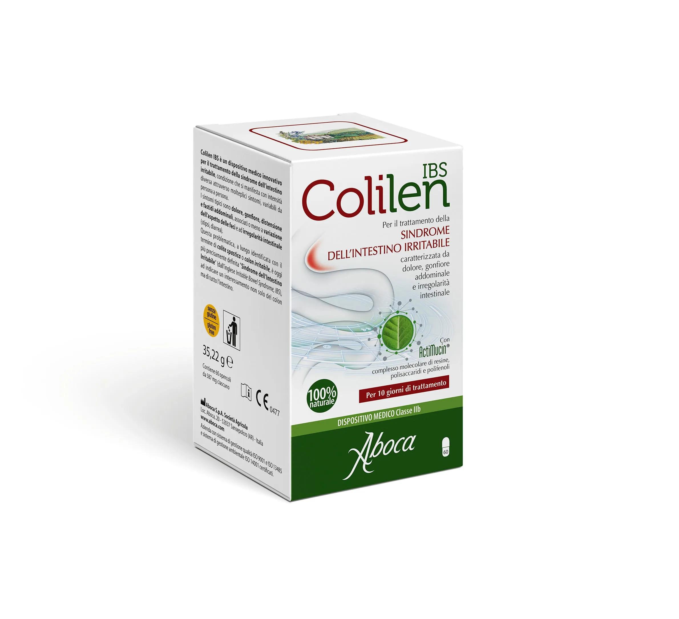 Colilen IBS Aboca Per il Trattamento Della Sindrome Dell' Intestino Irritabile 60 Opercoli