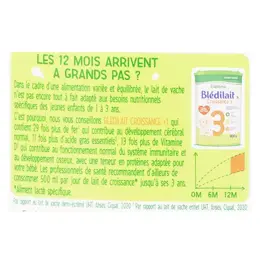 Blédina Blédilait Blédigest Lait 2ème Âge 820g