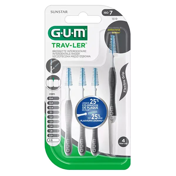 Gum Interdental Brush Trav Ler 2,6mm 4 units