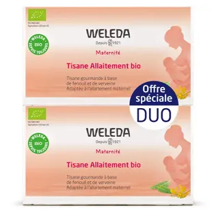 Weleda Maternité Tisana Allattamento Finocchio Vervena Bio Lotto di 2 x 20 bustine