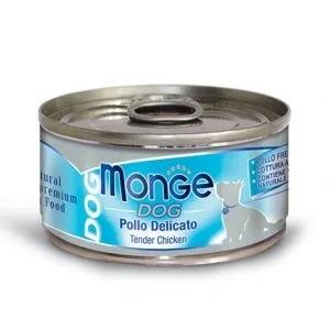 Monge Dog Pollo Delicato Cibo Umido Per Cani Adulti 95G