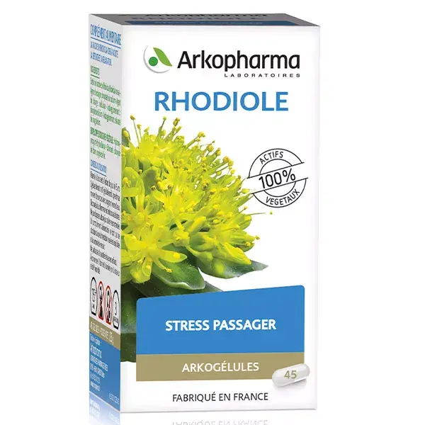 Arkopharma Arkogélules Stress Passager Rhodiole BIO 45 gélules