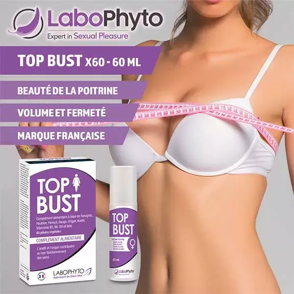 Labophyto TOP BUST - cure volume de poitrine - 60 gélules