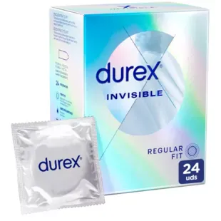 Durex Preservativos Invisíveis Muito Finos 24 Unidades