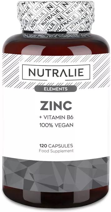 Nutralie Zinc con VItamina B6 Vegano 120 Cápsulas