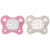Chicco Physioforma Dual Soft Pacifier Pink/Grey 6-16m 2 pcs