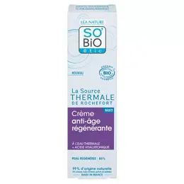 So'Bio Étic Eau Thermale de Rochefort Crème Nuit Anti-Âge Régénérante Bio 40ml