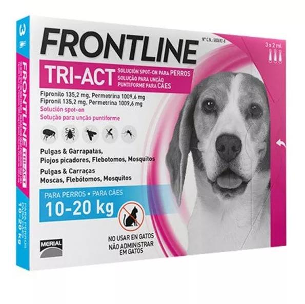 Frontline Tri Act Cães 10 -20kg 3 Pipetas