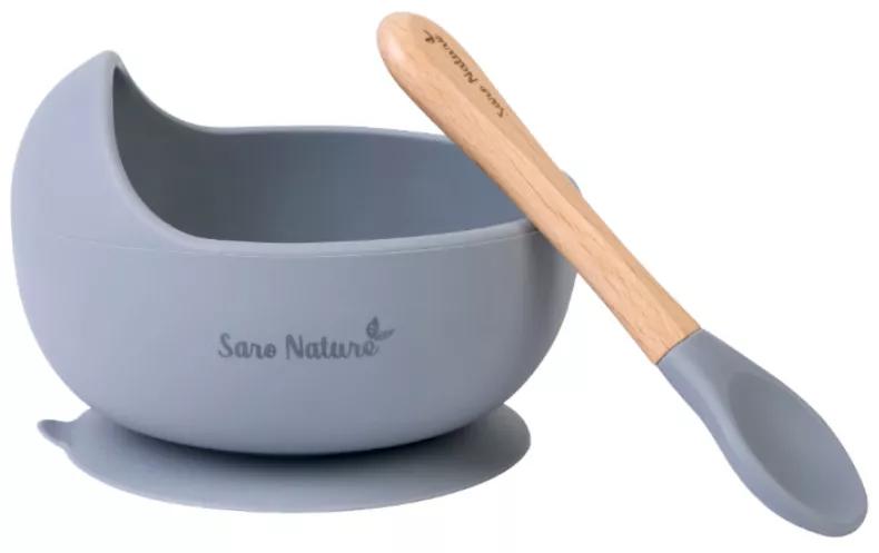 Set per l'alimentazione Saro Nordic Wave Blue Mist 2 pz