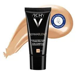 Vichy Dermablend Fond de Teint Fluide Correcteur 16h N°15 Opal 30ml