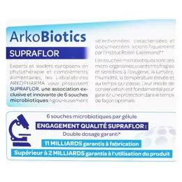 Arkopharma Arkobiotics Supraflor Probiotiques 30 gélules