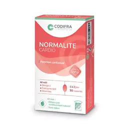 Codifra Normalite Cardio Ail Noir Oméga 3 30 capsules