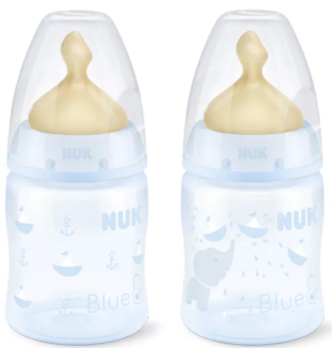 Nuk First Choice Biberón Tetina Silicona Baby Azul 150 ml