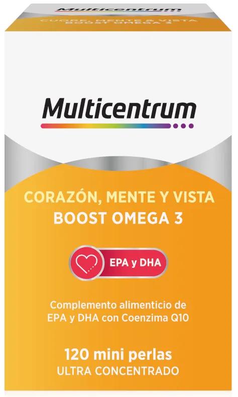 Multicentrum Boost Omega 3 Heart, Mind and Vision 120 Mini Pearls