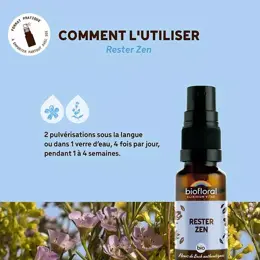 Biofloral Rester Zen Spray Bio Demeter Spray Emotions 20 Ml